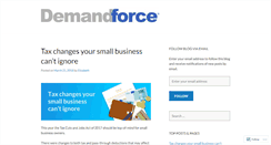 Desktop Screenshot of blog.demandforce.com