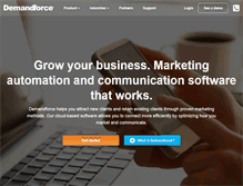 Tablet Screenshot of demandforce.com